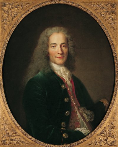 Retrato de Voltaire (1694-1778) después de 1718 de Nicolas de Largillière